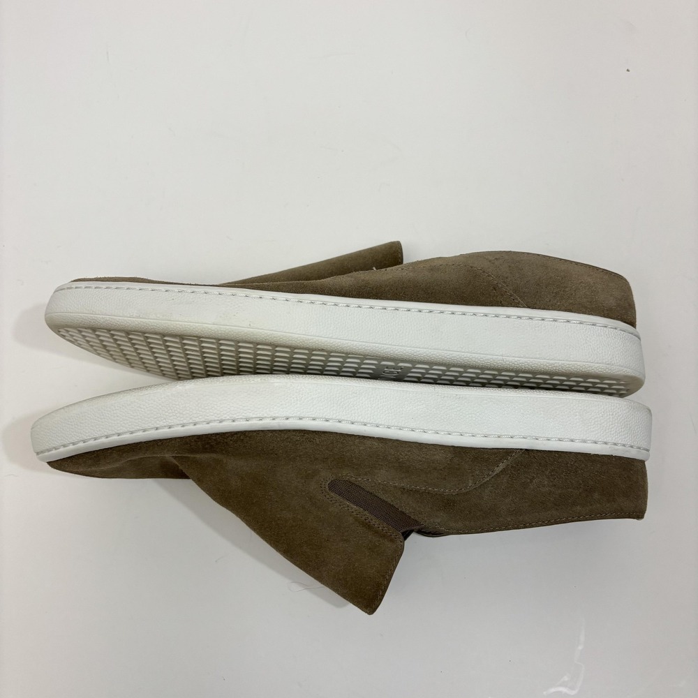 Vince Slip‎ On Suede Leather Shoes Womens Size 8 38 Beige Casual Flats Sneakers - Picture 6 of 14
